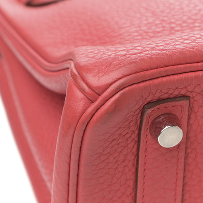 Hermes Taurillon Clemence Birkin 30 Bougainvillea 10 of 16