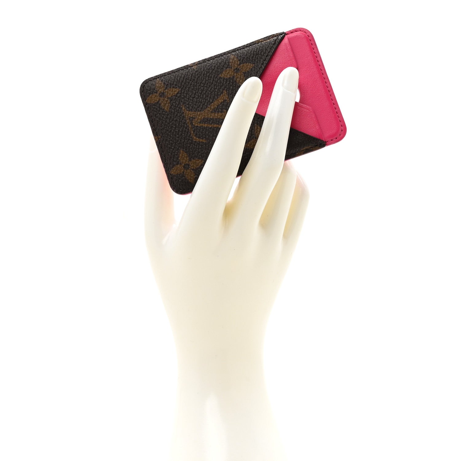 Louis Vuitton Monogram Porte-Cartes Magnet Pondichery Pink 2 of 6