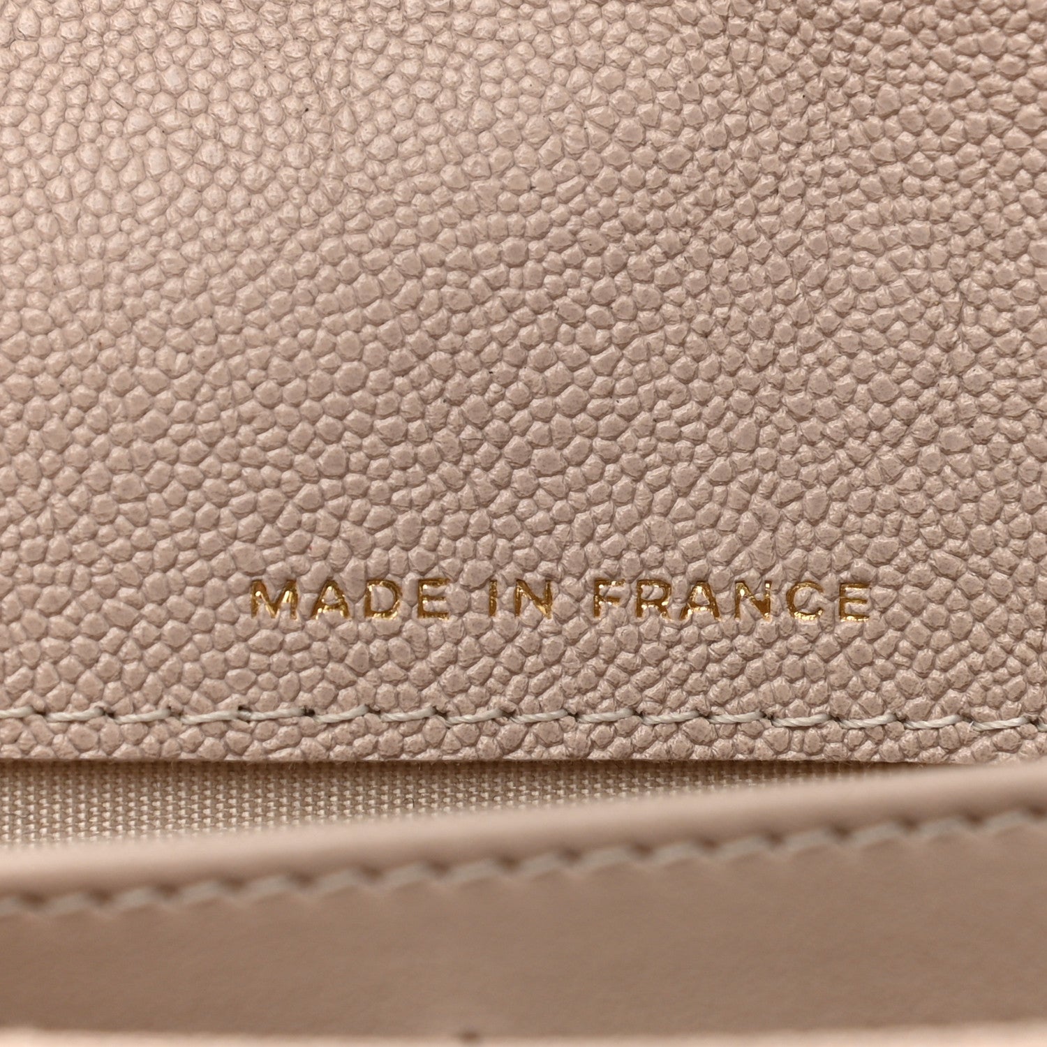 Chanel Caviar Quilted Large Boy Gusset Flap Wallet Beige 7 of 10