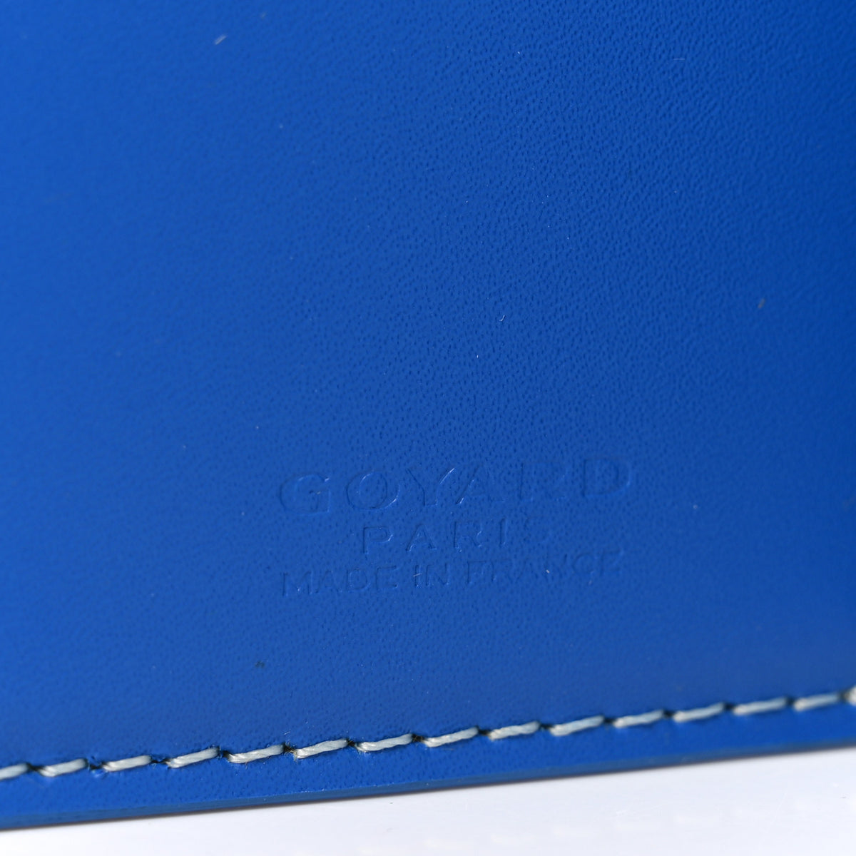 Goyardine Saint Pierre Card Holder Blue