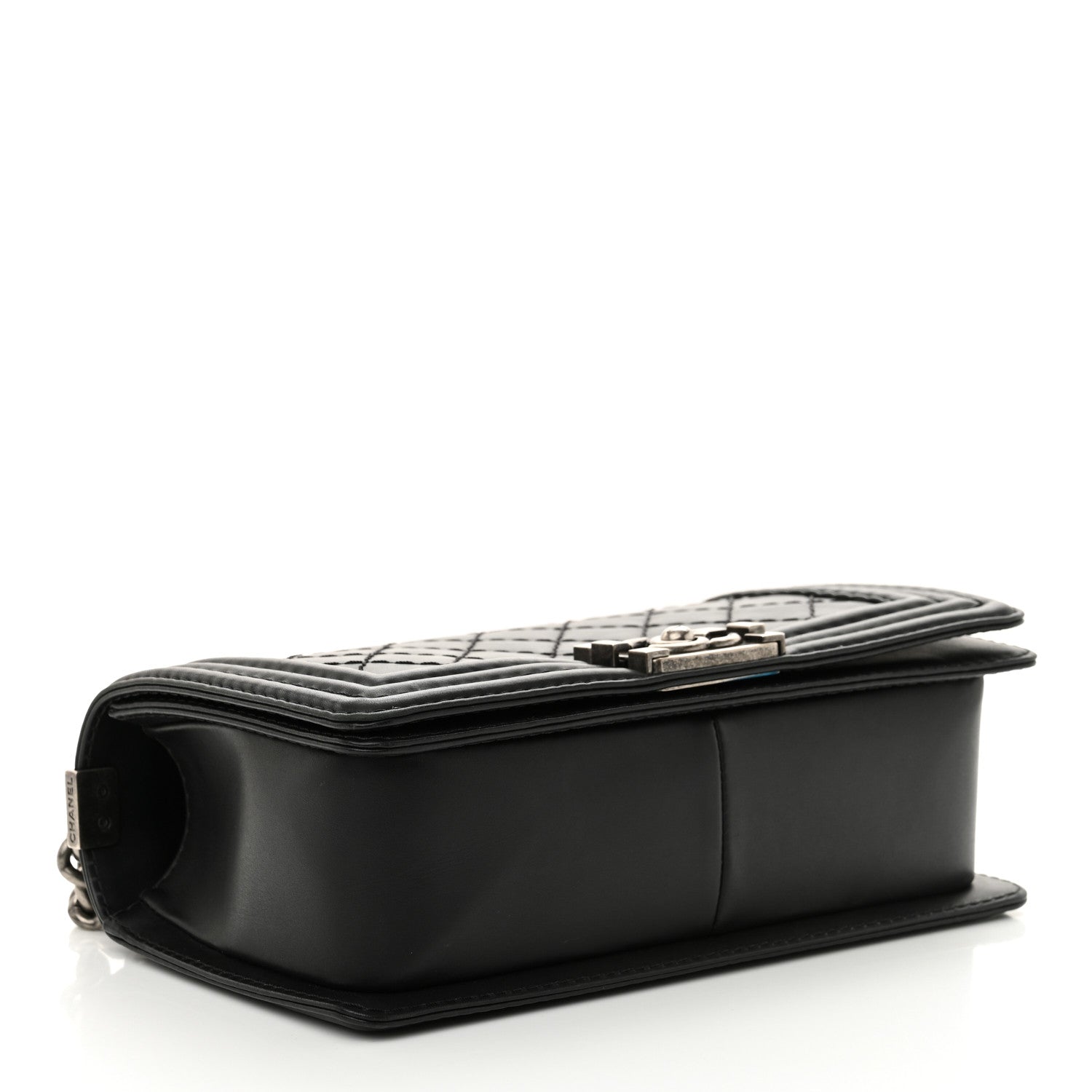 Chanel Calfskin Stitched Medium Boy Flap Black 4 of 11