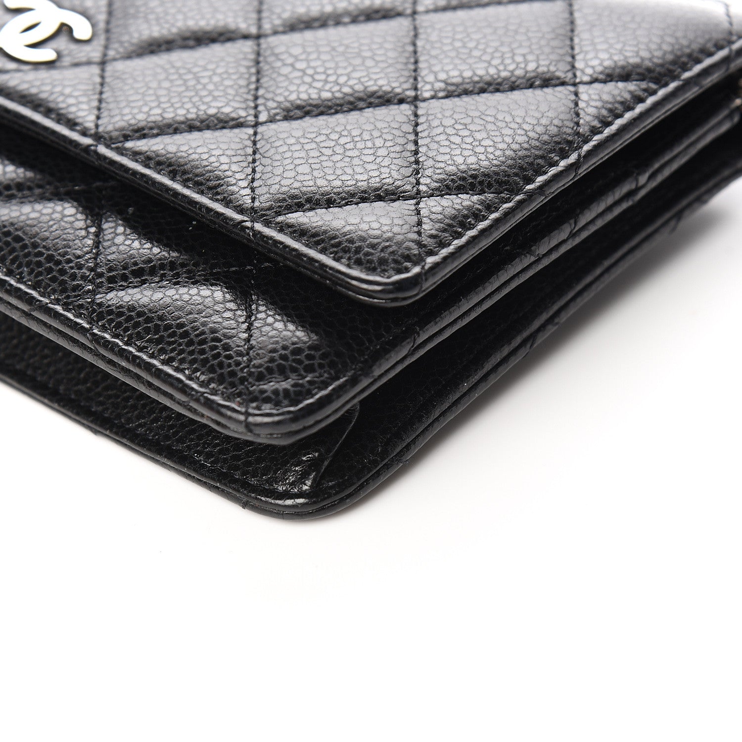Chanel Caviar Quilted Wallet On Chain WOC Black 10 of 14