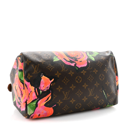 Louis Vuitton Monogram Roses Speedy 30 4 of 10