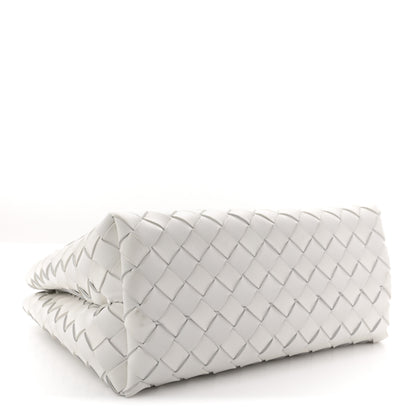 Bottega Veneta Nappa Intrecciato Small Andiamo Shoulder Bag White 4 of 9