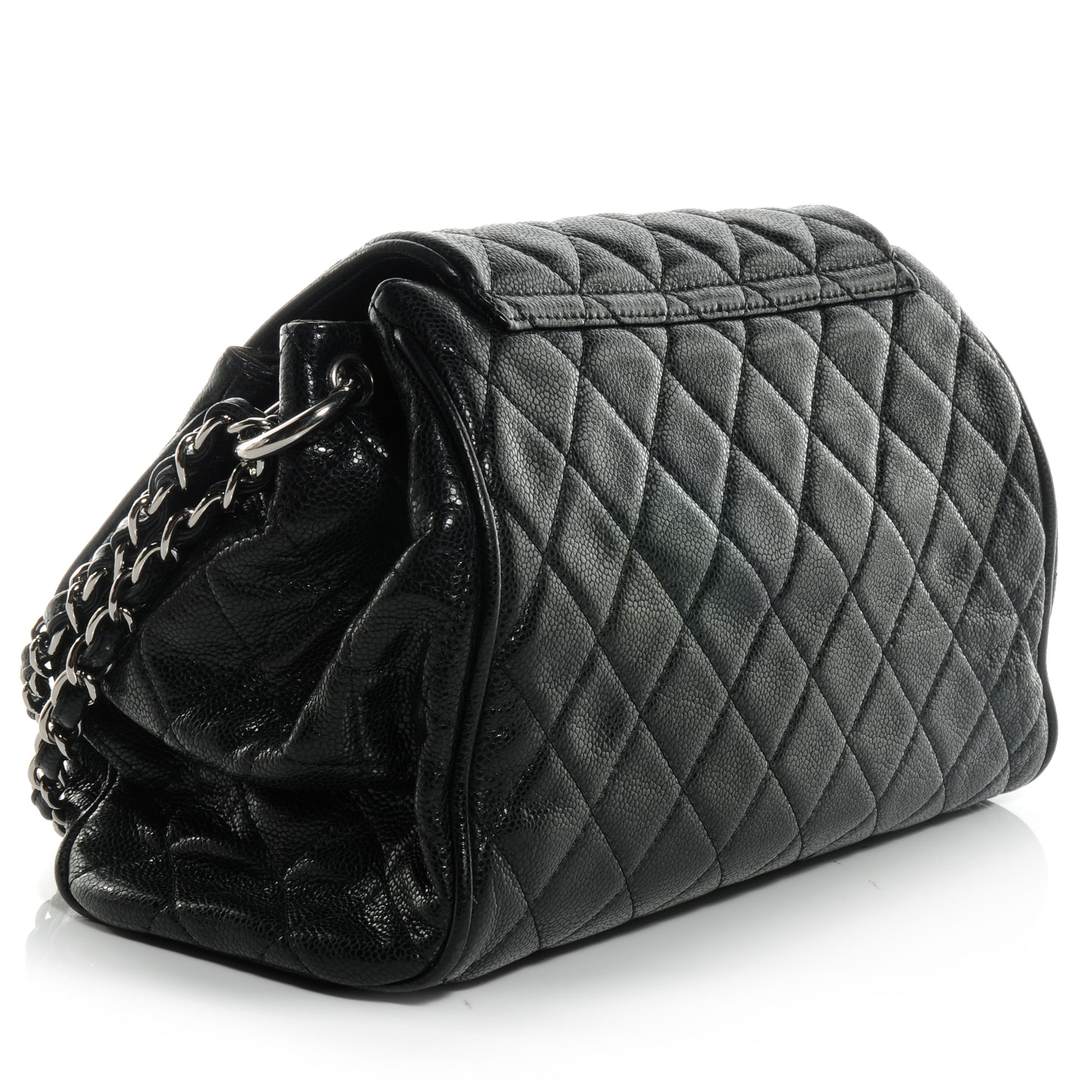 Chanel Caviar Quilted Timeless Accordion Flap Black 3 of 8