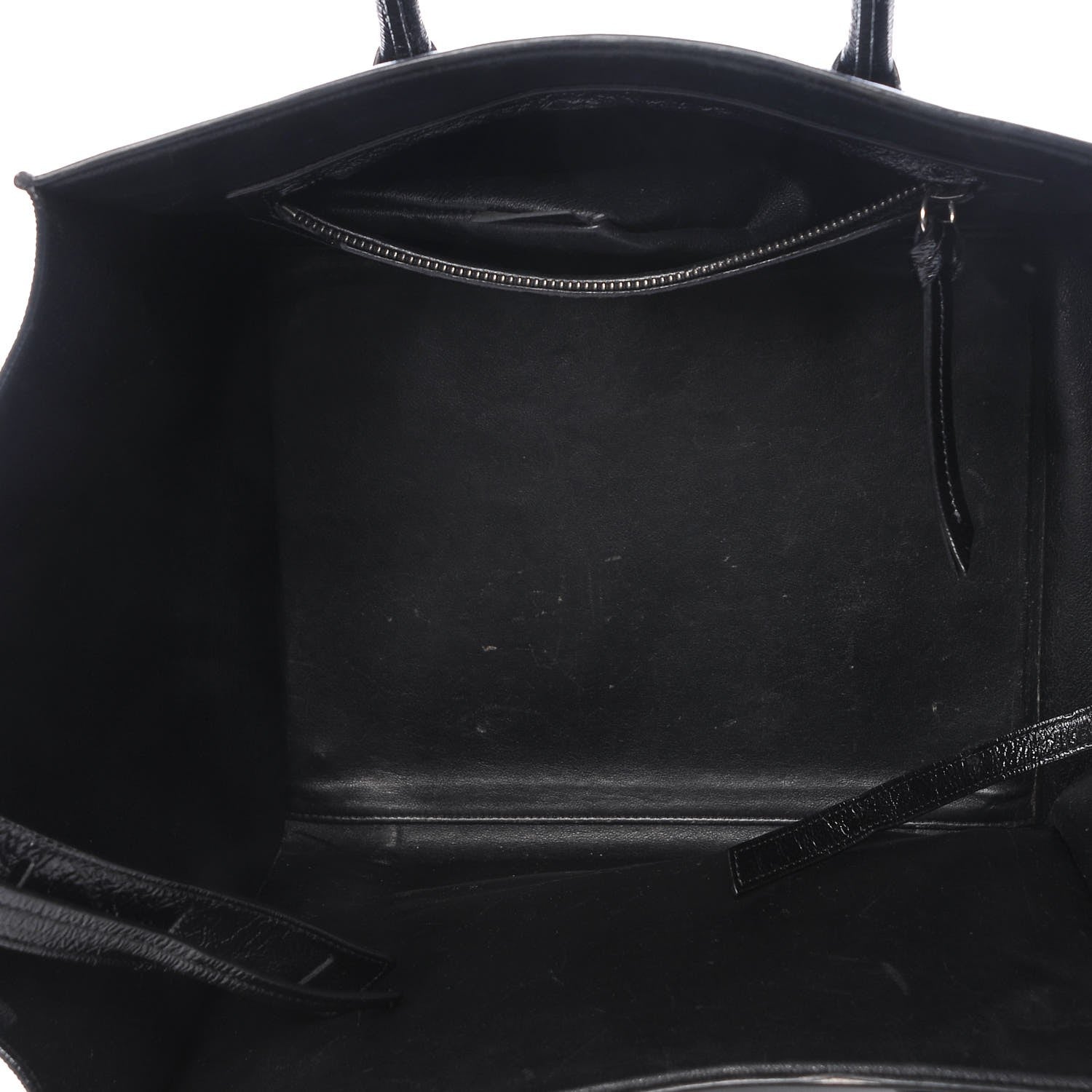 Celine Shiny Goatskin Medium Phantom Luggage Black 5 of 12