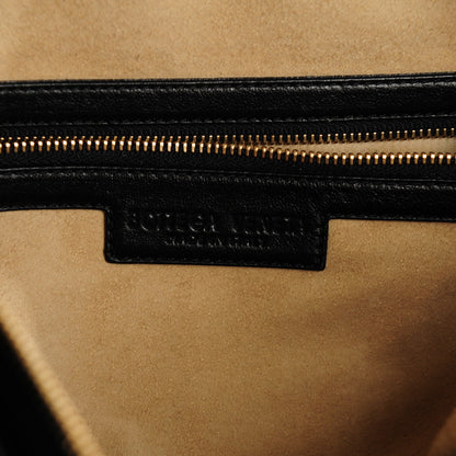 Bottega Veneta Vintage Nappa Intrecciato Shoulder Bag Nero Black 6 of 10