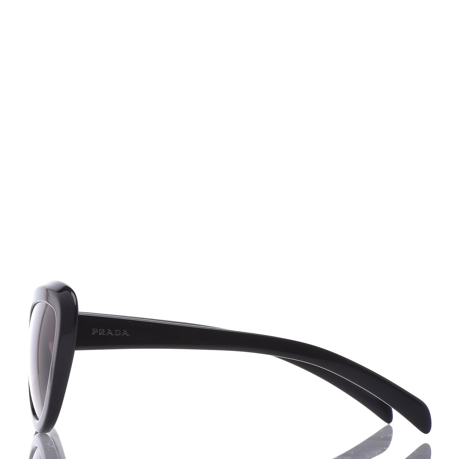Prada Cat Eye Sunglasses SPR 08R Black 2 of 7
