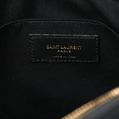 Saint Laurent Calfskin Matelasse Monogram Lou Camera Bag Dark Smog 5 of 13