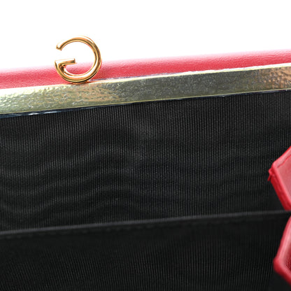 Dolce & Gabbana Smooth Calfskin Devotion Clutch Wallet Poppy Red 8 of 9
