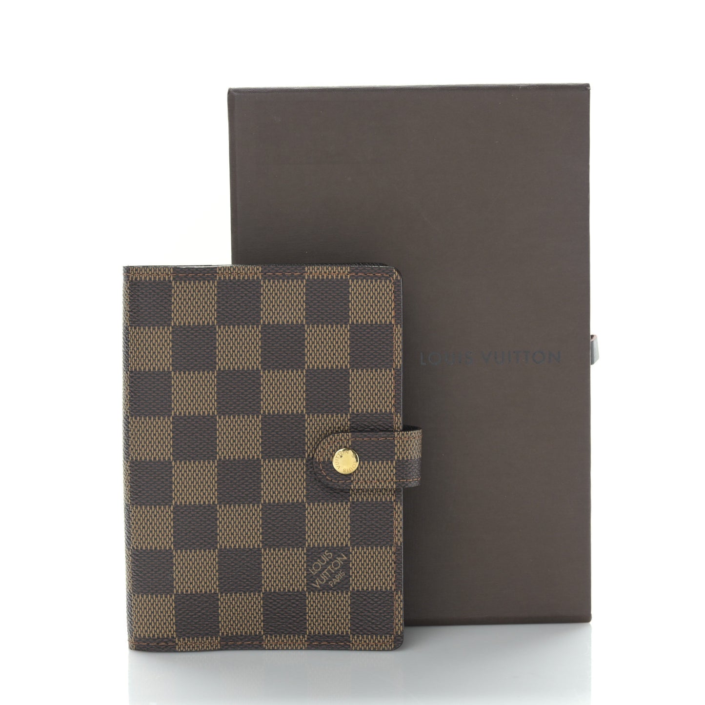 Damier Ebene Small Ring Agenda Cover