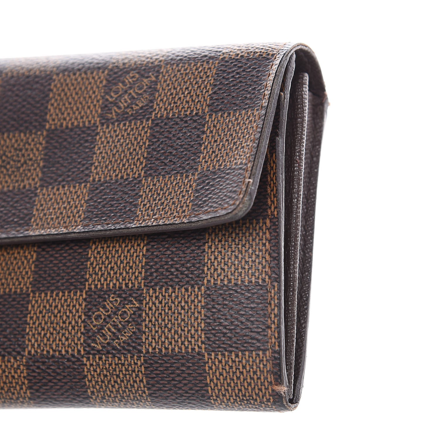 Louis Vuitton Damier Ebene Sarah Wallet 14 of 14