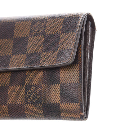 Louis Vuitton Damier Ebene Sarah Wallet 14 of 14