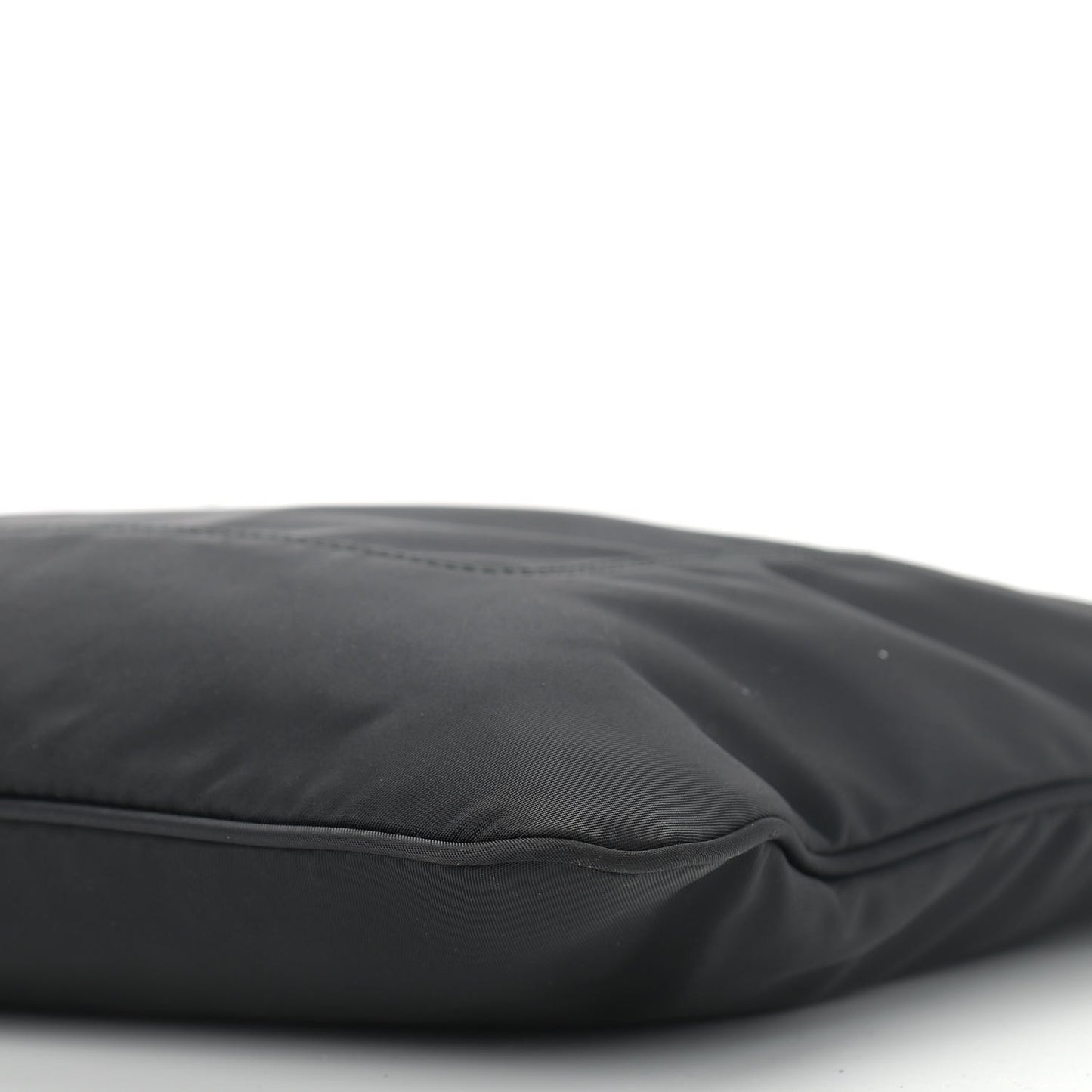 Nylon Vela Flat Messenger Bag Black