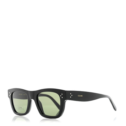 Celine Acetate Rectangular Sunglasses CL4009IN Black 1 of 6