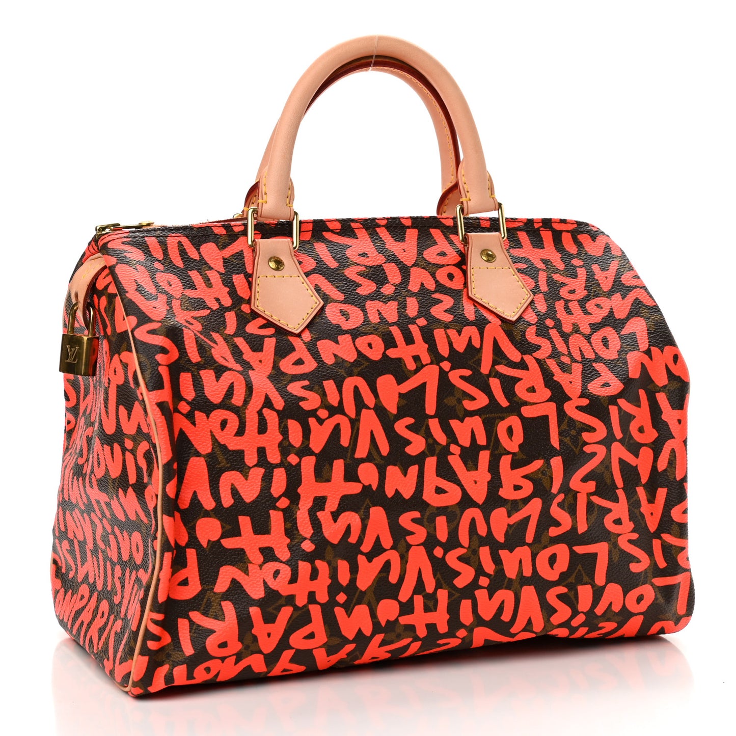 Monogram Graffiti Speedy 30 Orange