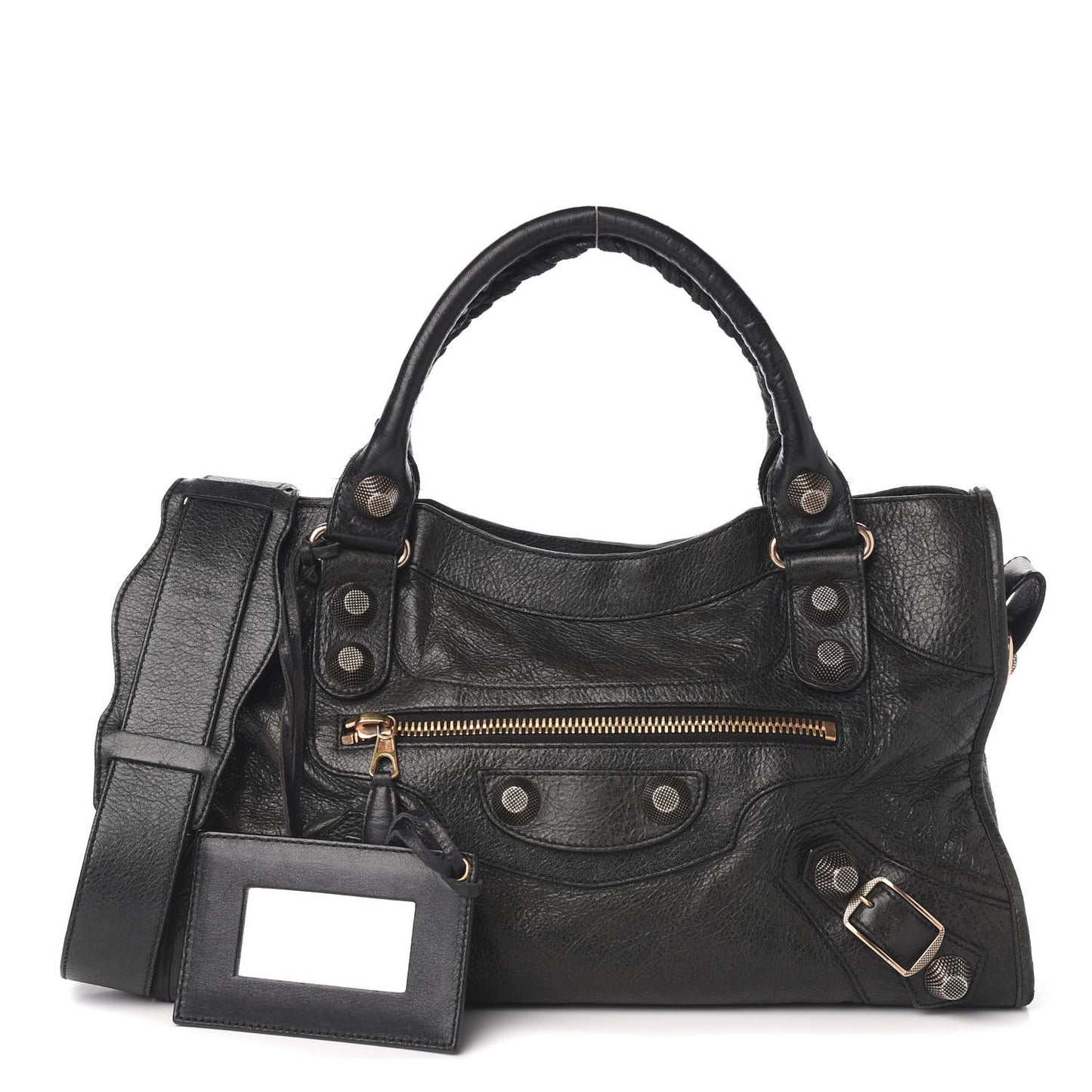 Agneau Giant 21 Rose Gold Hardware City Black