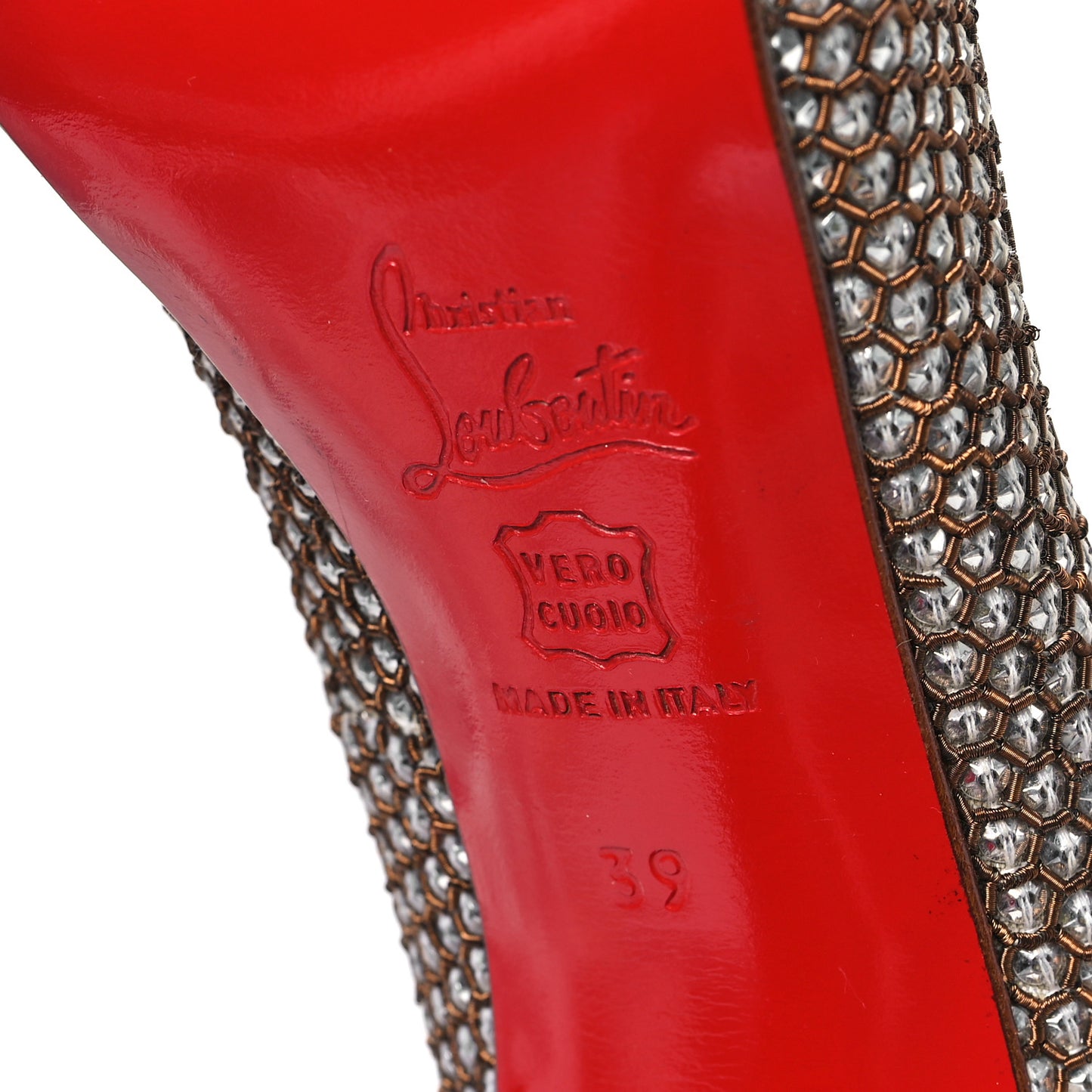 Sequin Embellished Peep Toe 110 Pumps 39 Silver