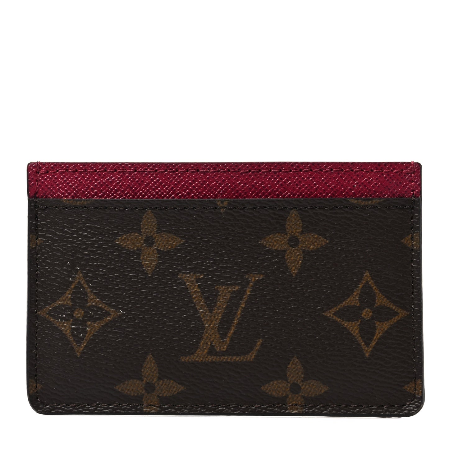 Monogram Card Holder Fuchsia