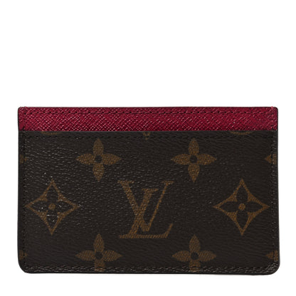 Louis Vuitton Monogram Card Holder Fuchsia 1 of 7