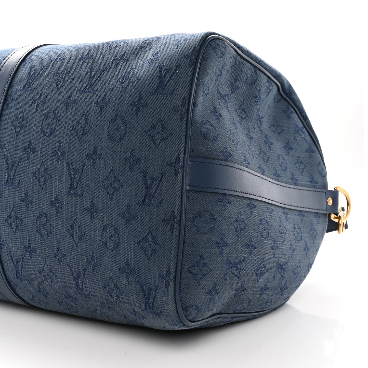 Louis Vuitton Monogram Denim Keepall Bandouliere 50 9 of 9