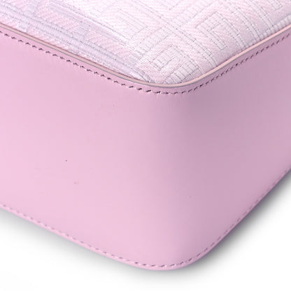 Givenchy Coated Canvas Logo 4G Embossed Small Moon Cut Out Shoulder Bag Blossom Pink 8 of 8