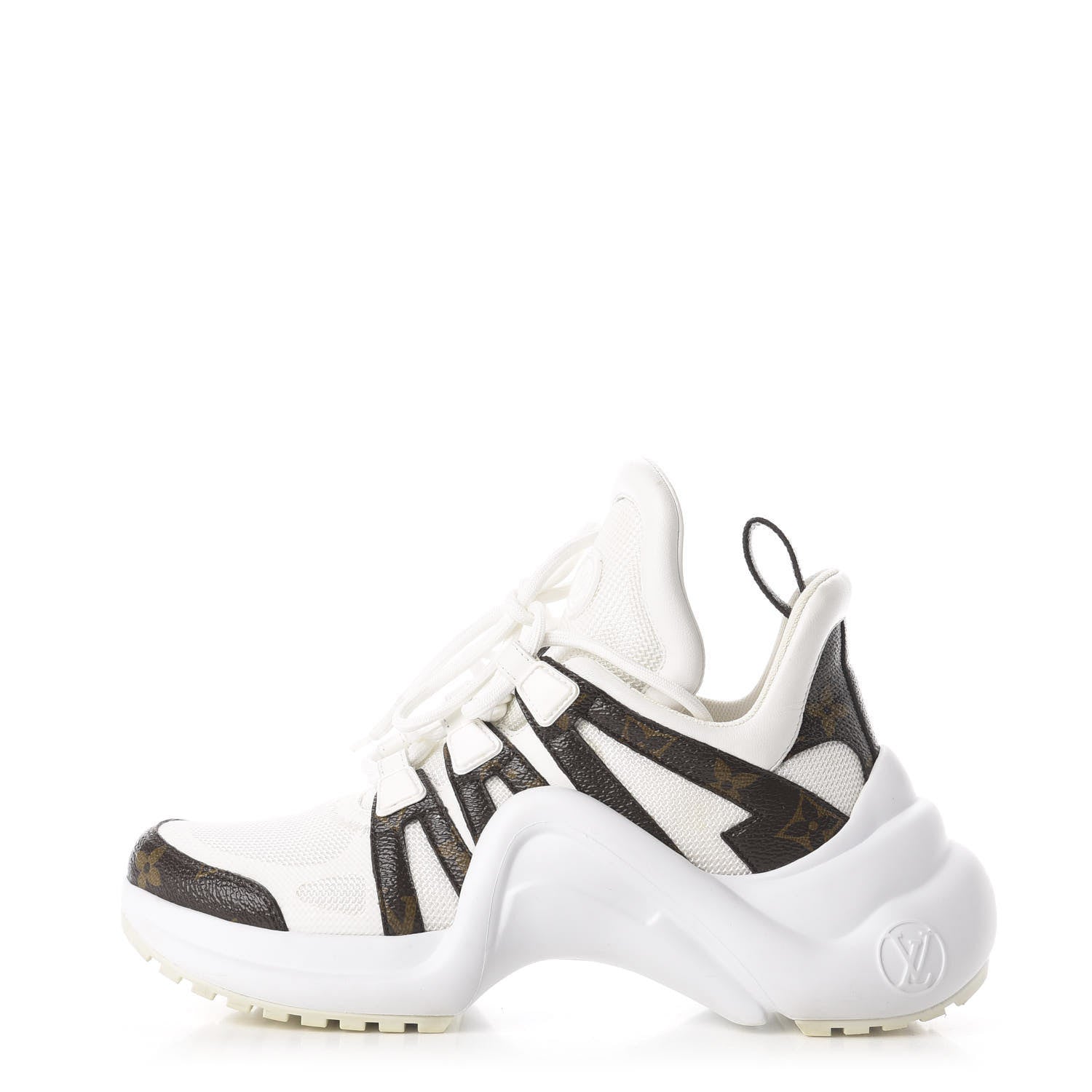 Louis Vuitton Patent Monogram LV Archlight Sneakers 36 White 1 of 8