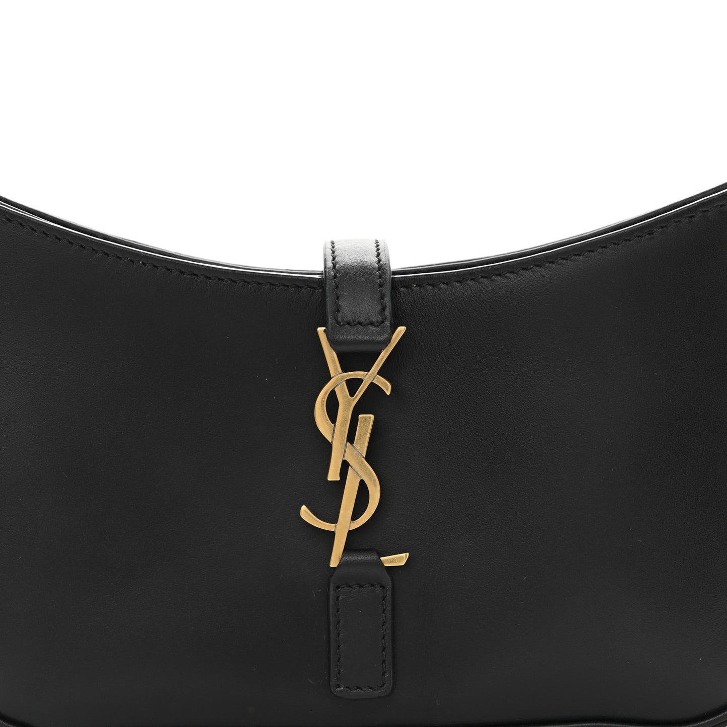 Smooth Calfskin Le 5 A 7 Mini Hobo Black