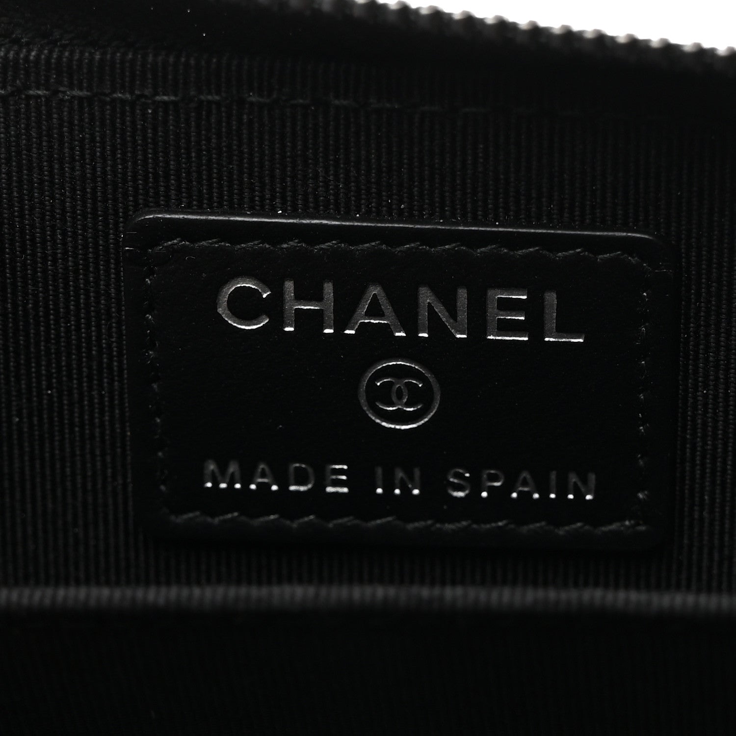 Chanel Calfskin Quilted Zip Coin Purse So Black 7 of 8