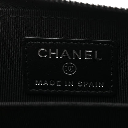 Chanel Calfskin Quilted Zip Coin Purse So Black 7 of 8