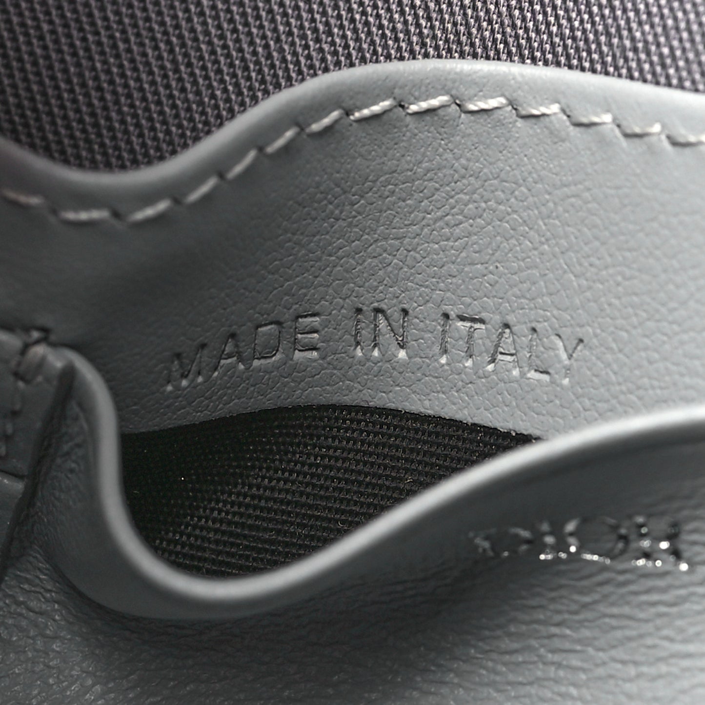 Coated Canvas CD Diamond Messenger Pouch Grey