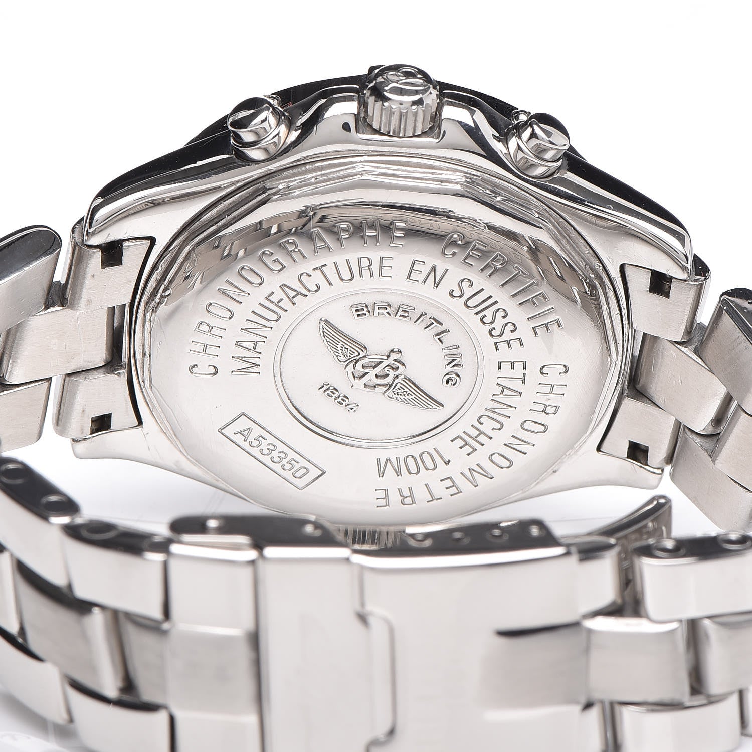 Breitling Stainless Steel 38mm Colt ChronoOcean Chronograph Quartz Watch Blue A53350 6 of 6