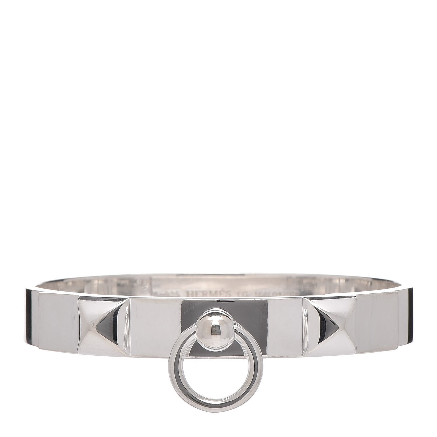 Sterling Silver PM Collier De Chien Bracelet LG