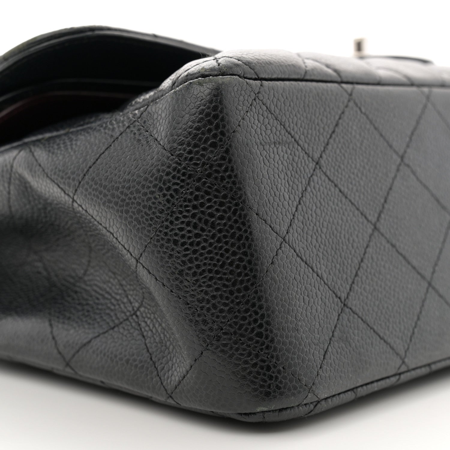 Chanel Caviar Quilted Jumbo Double Flap Black 9 of 16