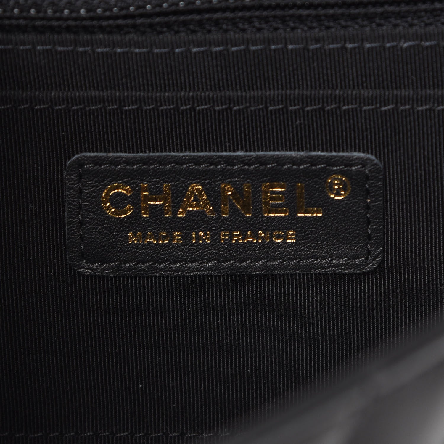 Chanel Calfskin Chevron Quilted Mini Statement Flap Black 5 of 11