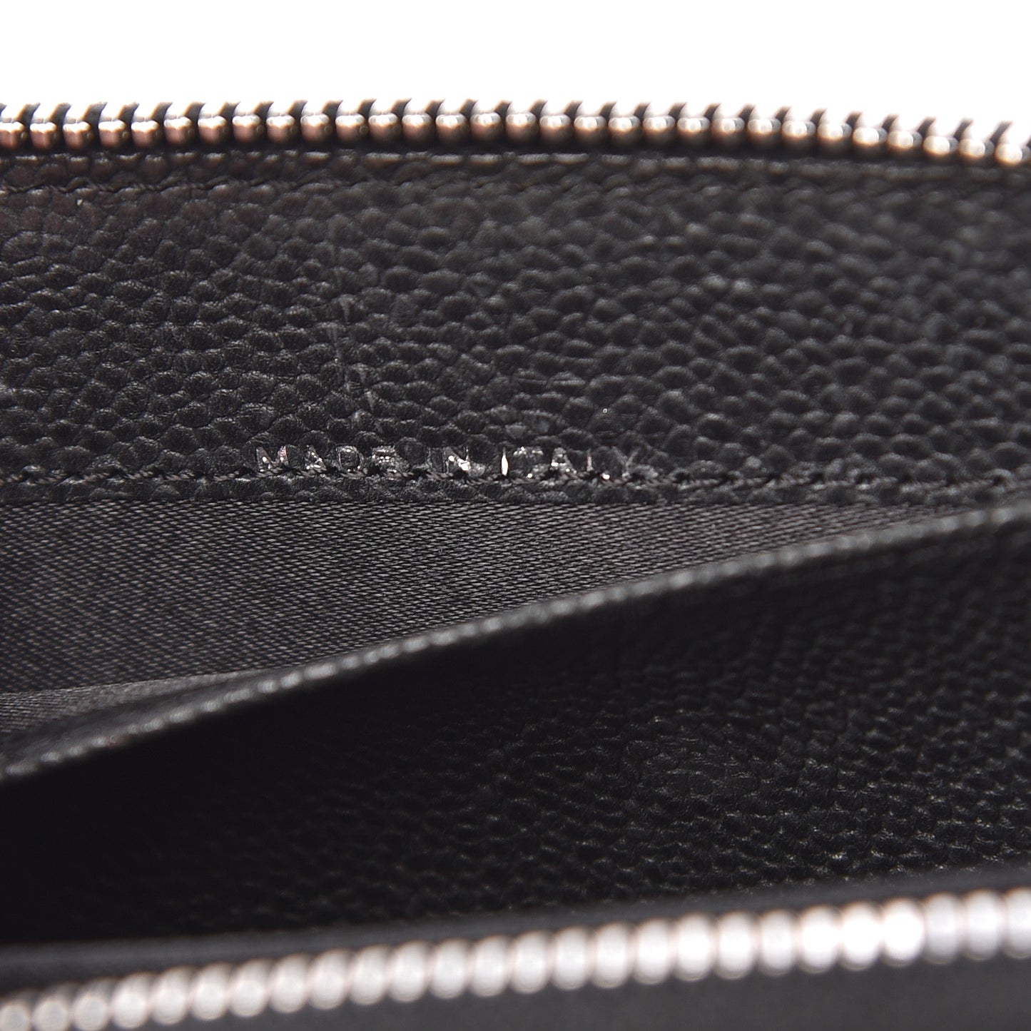 Caviar Outdoor Ligne Zip Coin Purse Wallet Black