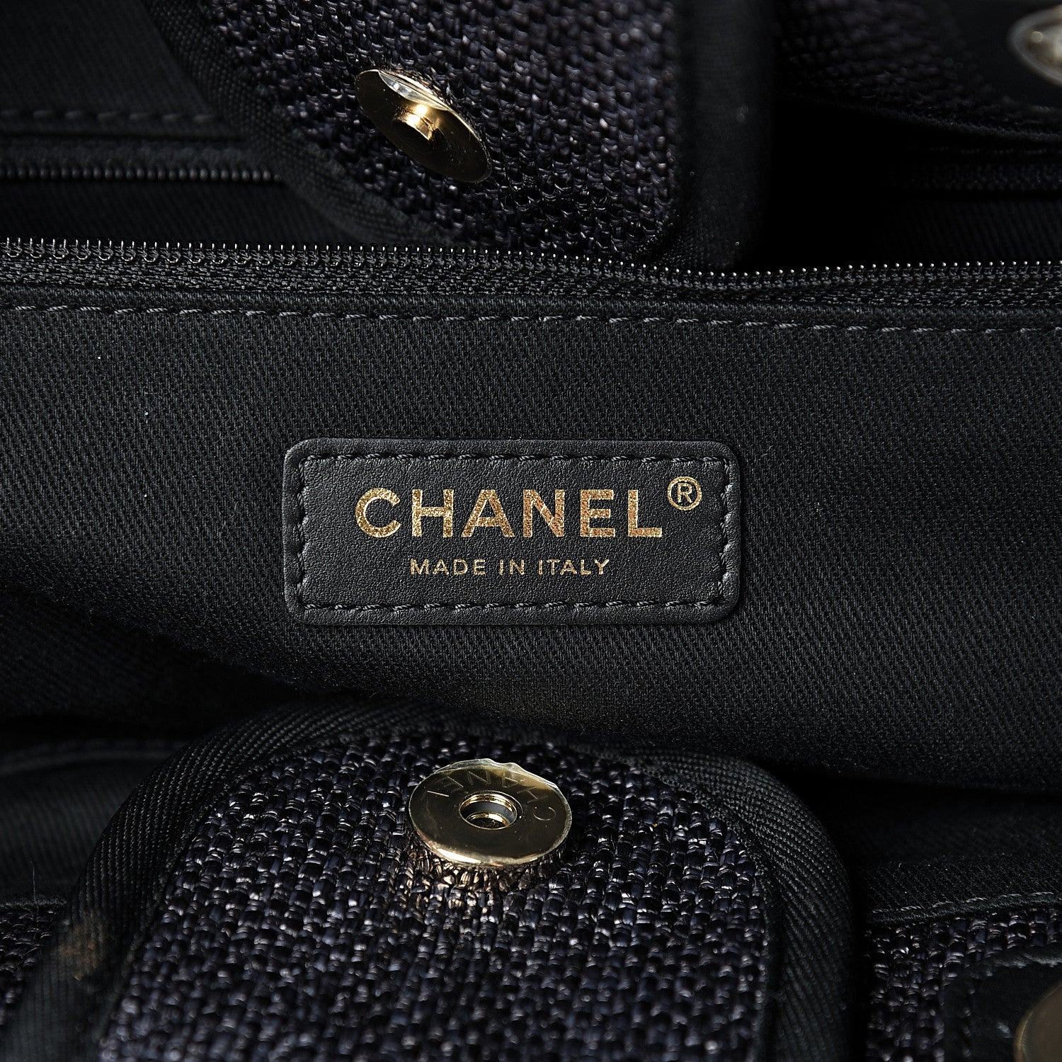 Chanel Canvas Medium Deauville Tote Grey 5 of 11