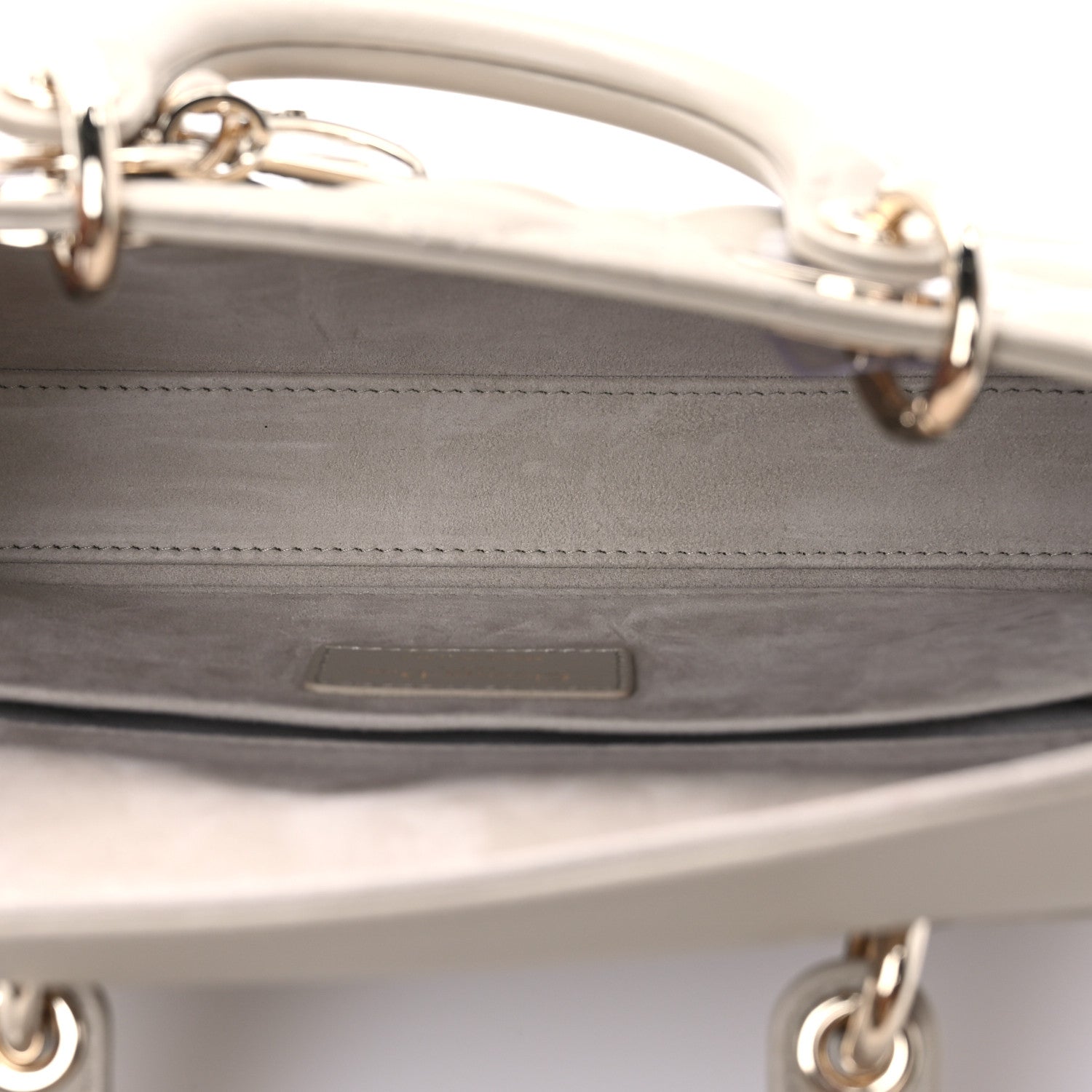 Christian Dior Lambskin Cannage Medium Lady D-Joy Sable 5 of 11