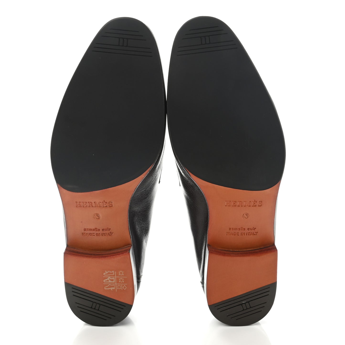 Goatskin Mens Paris Loafers 43 Cacao