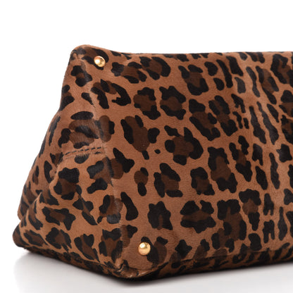 Prada Calf Hair Leopard Print Satchel 6 of 10