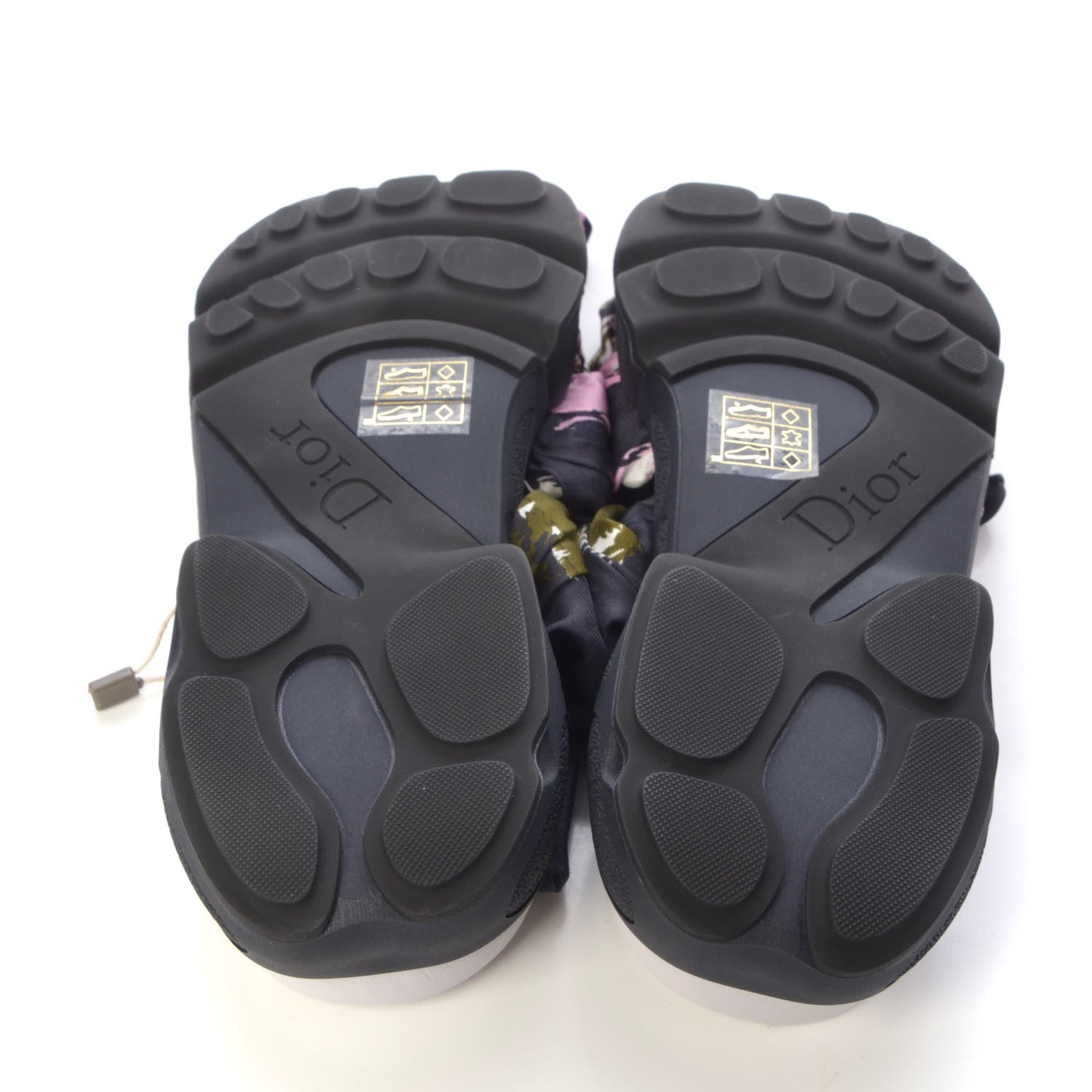 Christian Dior Silk Brooklyn Flat Sandals 38.5 Papillon 7 of 11