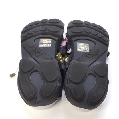 Christian Dior Silk Brooklyn Flat Sandals 38.5 Papillon 7 of 11
