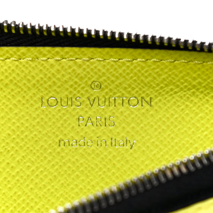 Louis Vuitton Monogram Taiga Coin Card Holder Yellow 6 of 11