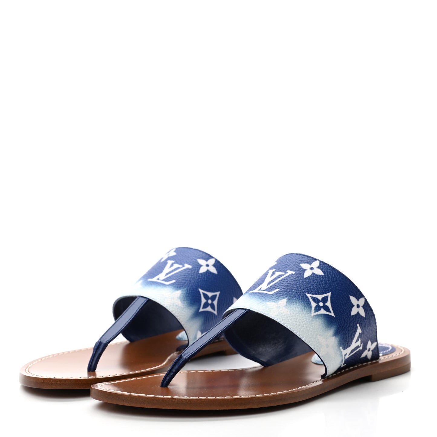 Monogram Escale Palma Sandals 38.5 Blue