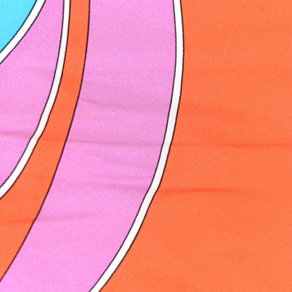 Hermes Silk La Promenade du Matin Triangle Scarf 7 of 7