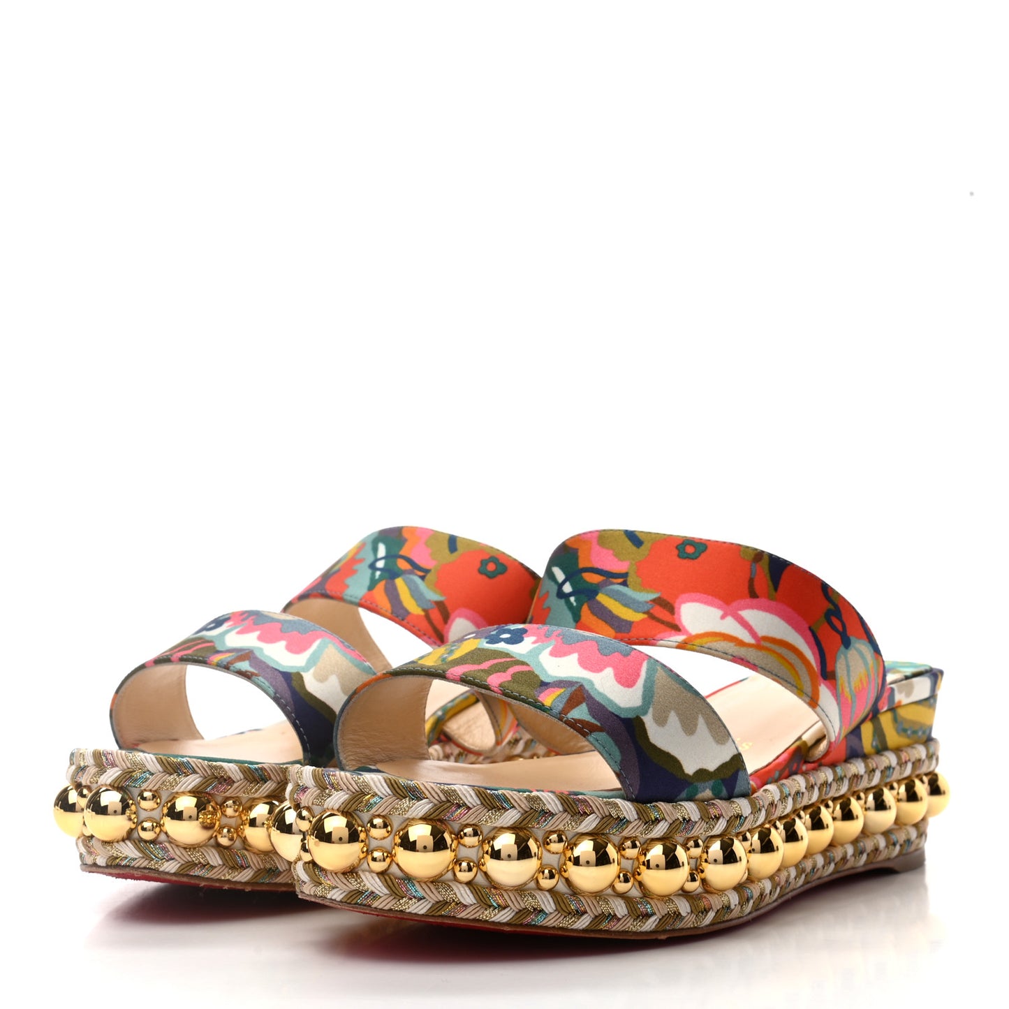 Satin Wallpaper Janitag 60 Platform Slide Sandals 36 Charlotte
