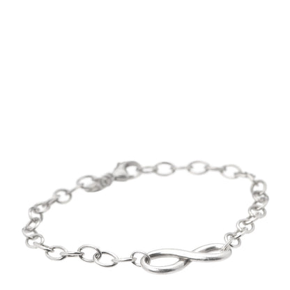 Tiffany Sterling Silver Infinity Chain Bracelet 1 of 5