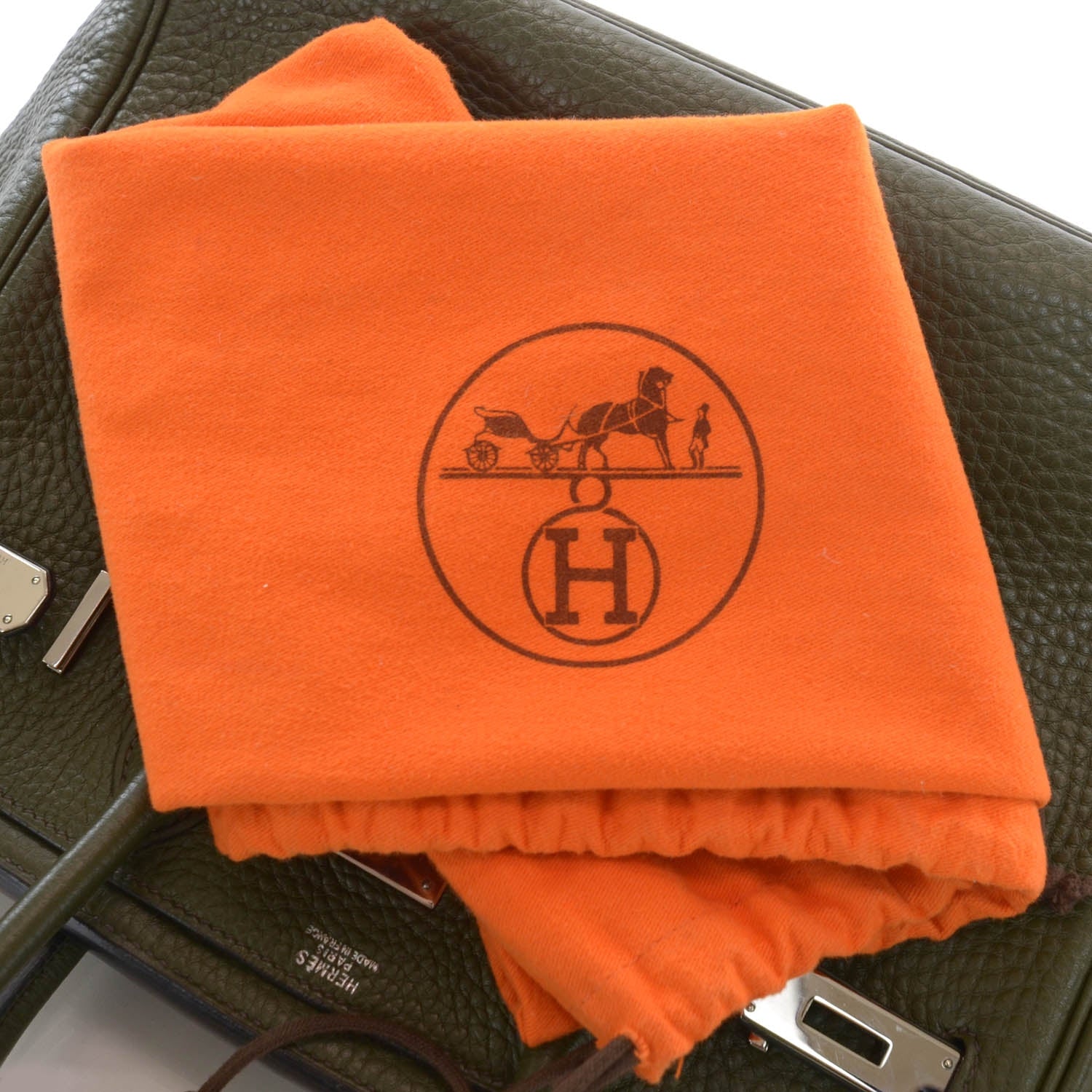 Hermes Fjord Birkin 30 Vert Olive 10 of 10