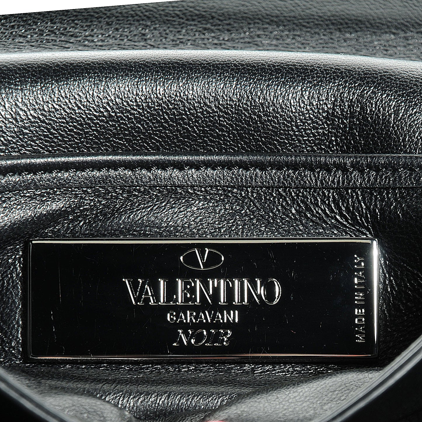 Nappa Crystal Encrusted Studs Va Va Voom Shoulder Bag Black