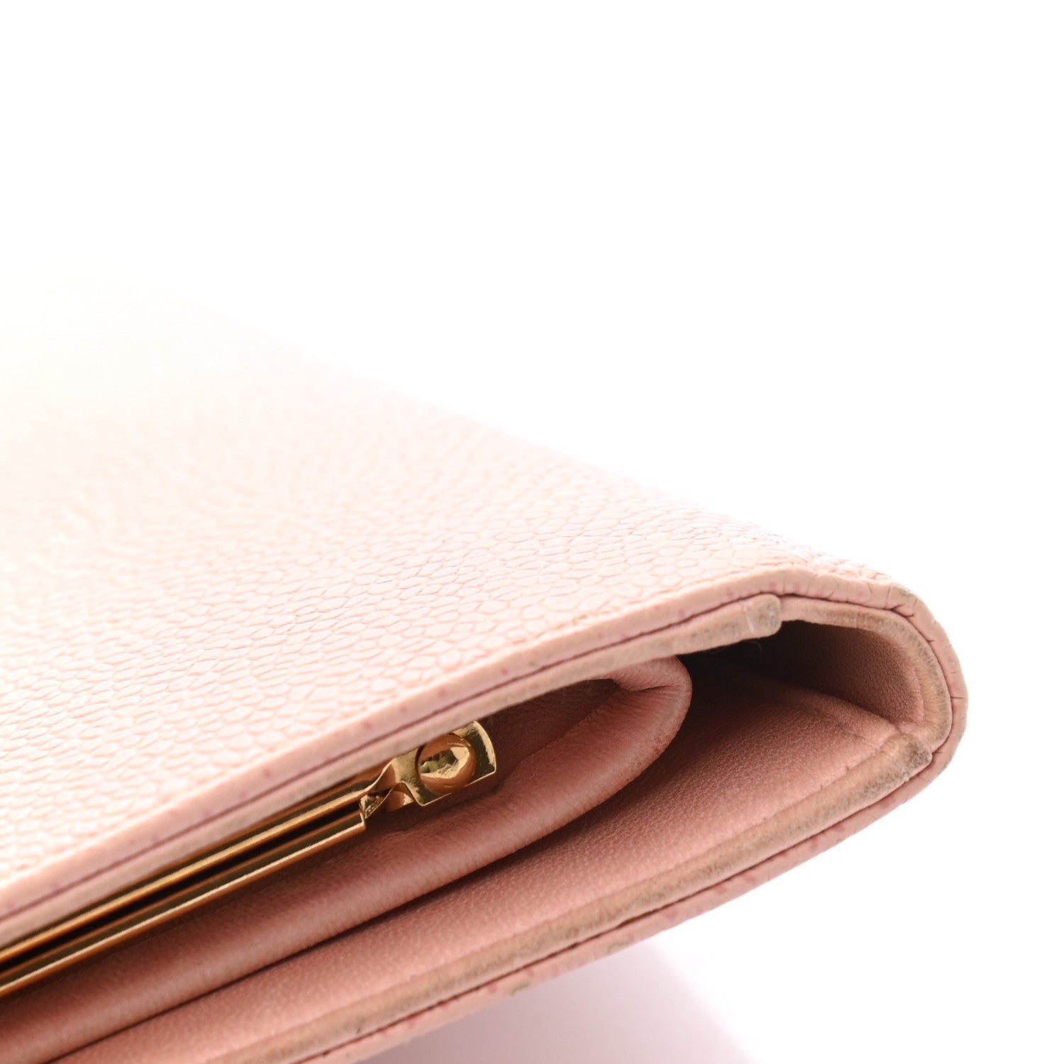 Chanel Caviar Timeless CC French Wallet Pink 12 of 14